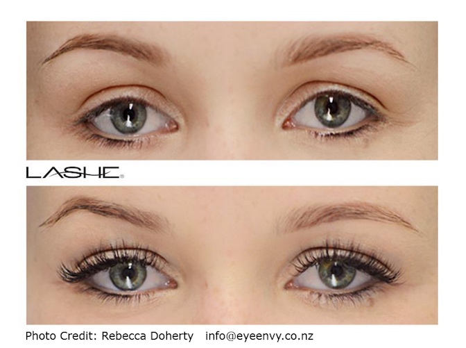 Eyelash extensions before and after15